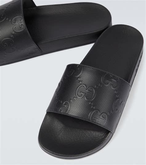 gucci black.slides|gucci slides outlet.